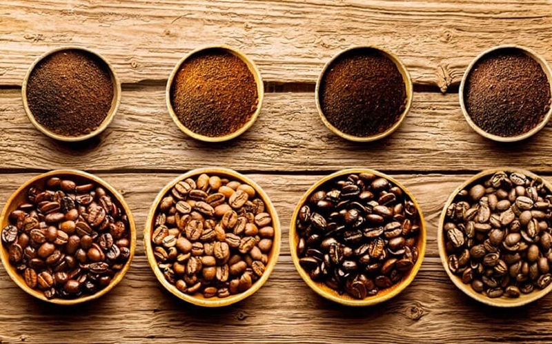 Có nhiều loại cà phê khác nhau tại Phước An