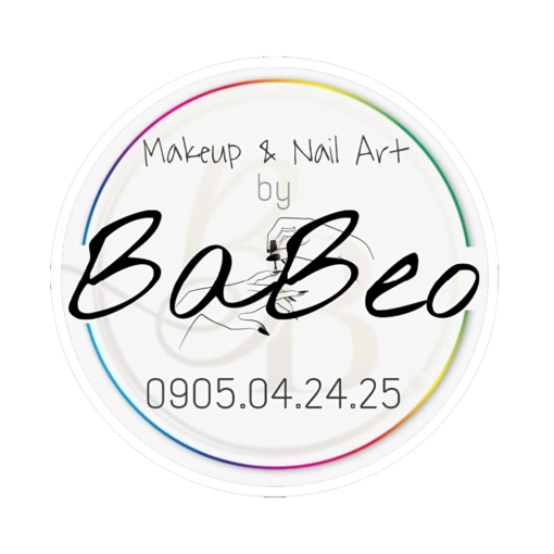 Logo tiệm trang điểm makeup Babeo Phước An