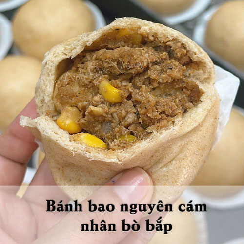 Bánh bao healthy Bò Bắp