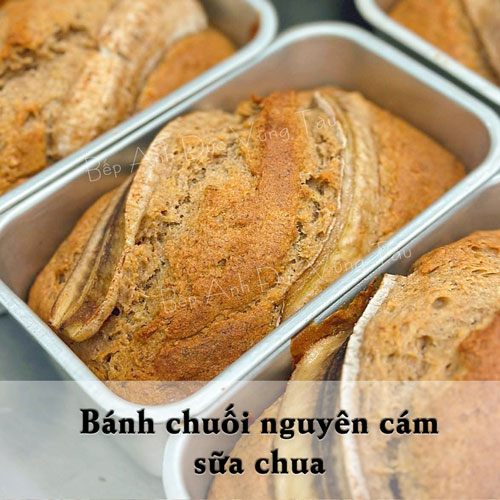 Bánh chuối nguyên cám healthy