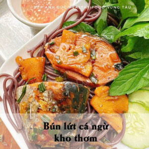 Bún lứt cá ngừ kho thơm