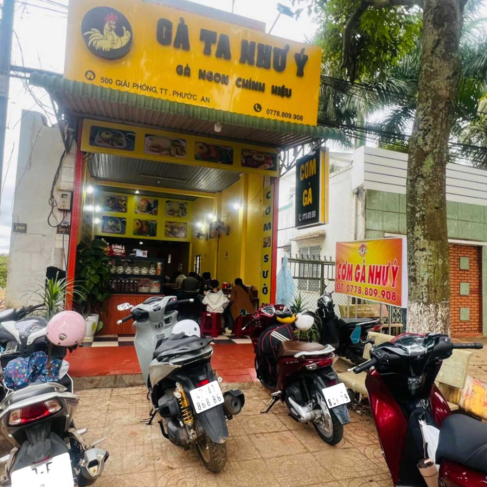 Địa chỉ quán Cơm Gà Như Ý