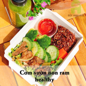 Cơm sườn non ram healthy1