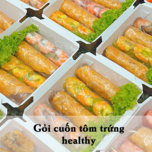 Gỏi cuốn tôm trứng healthy