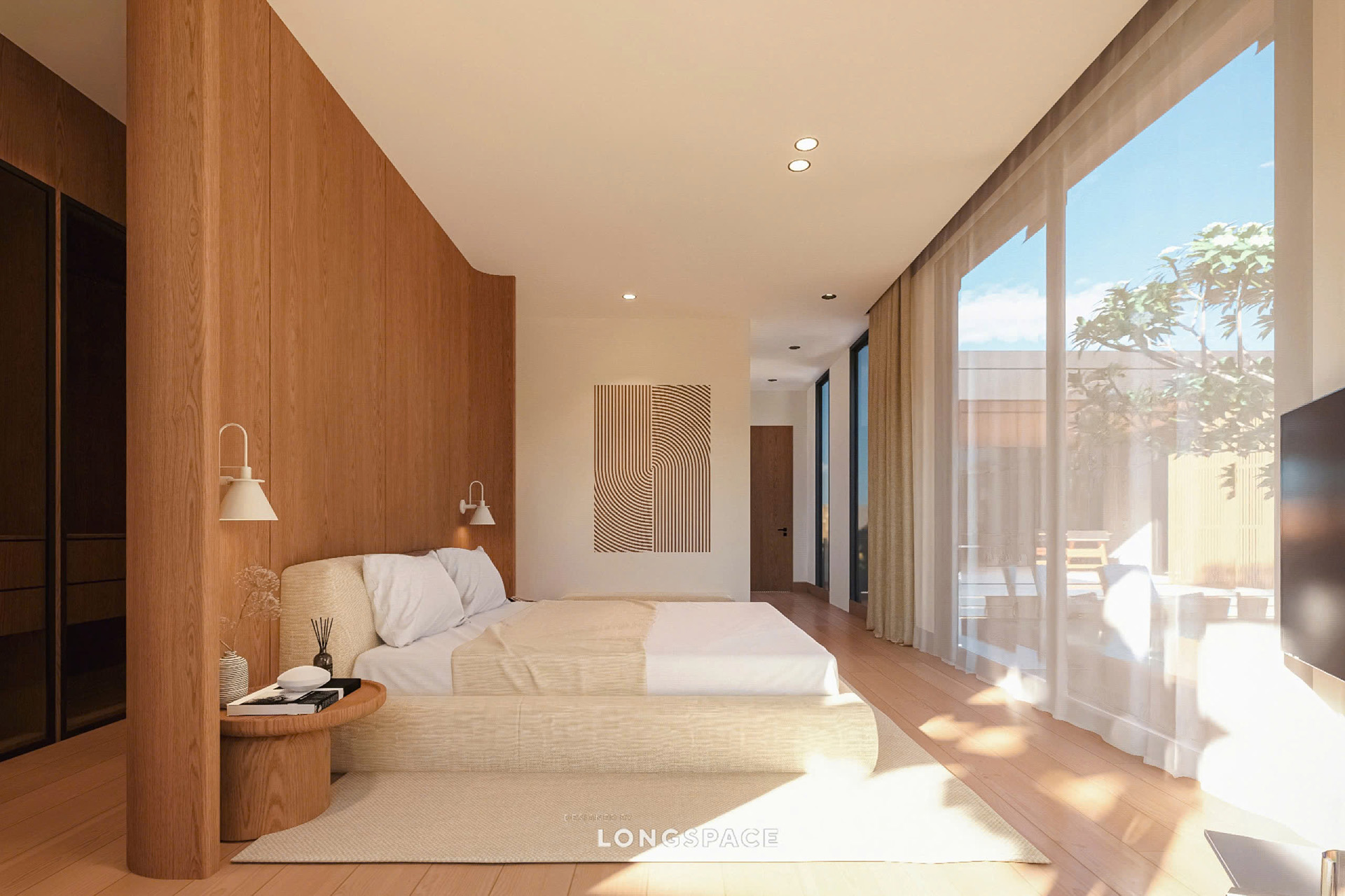 Không gian phòng ngủ Long Space Phước An Đăk Lăk
